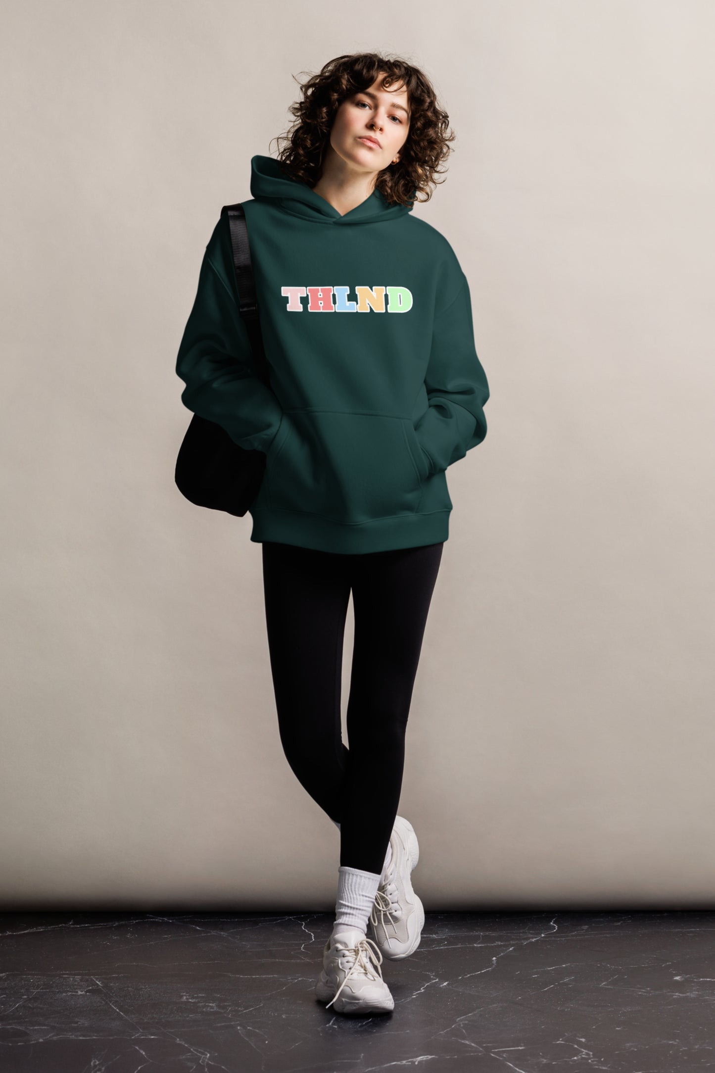 Oversized Classic Hoodie -  80% Cotton  II Dark Green