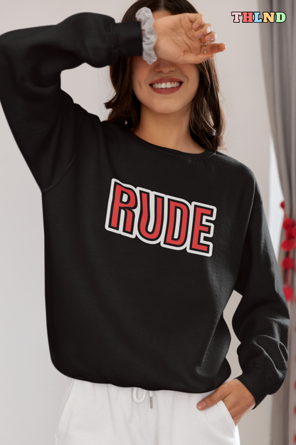 BFF Sweatshirt - Black II 100 % Cotton Face