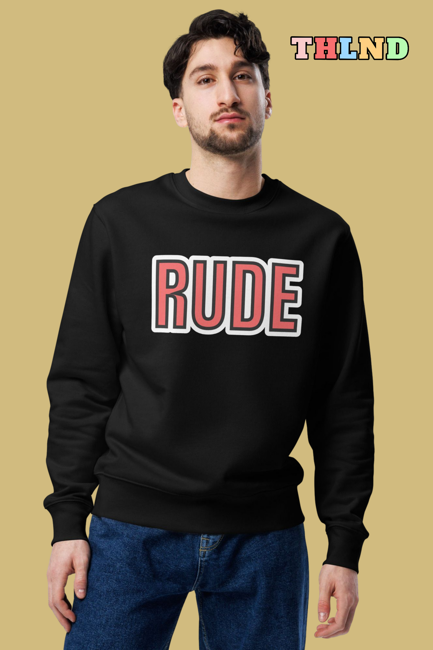 BFF Sweatshirt - Black II 100 % Cotton Face