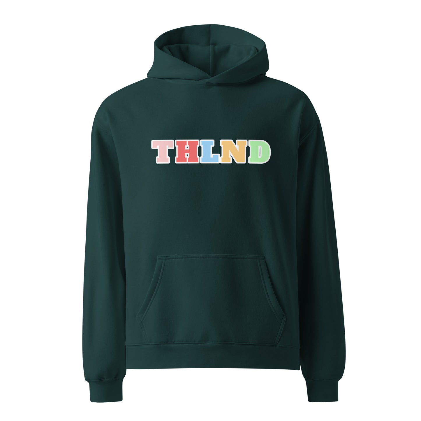 Oversized Classic Hoodie -  80% Cotton  II Dark Green