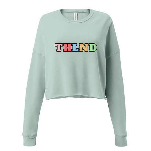 Women's Crop Sweatshirt Classic Edition Opal front reference