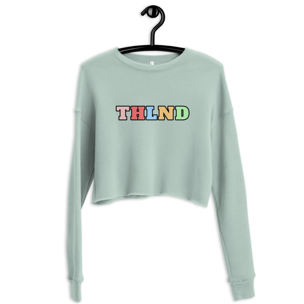 Women’s Crop Sweatshirt Classic Edition Opal  Hanger