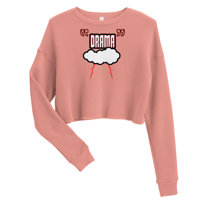 Crop Sweatshirt Drama Club brink Pink  detail