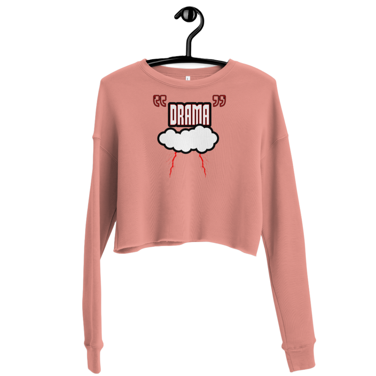 Crop Sweatshirt  Drama Club brink Pink Hanger